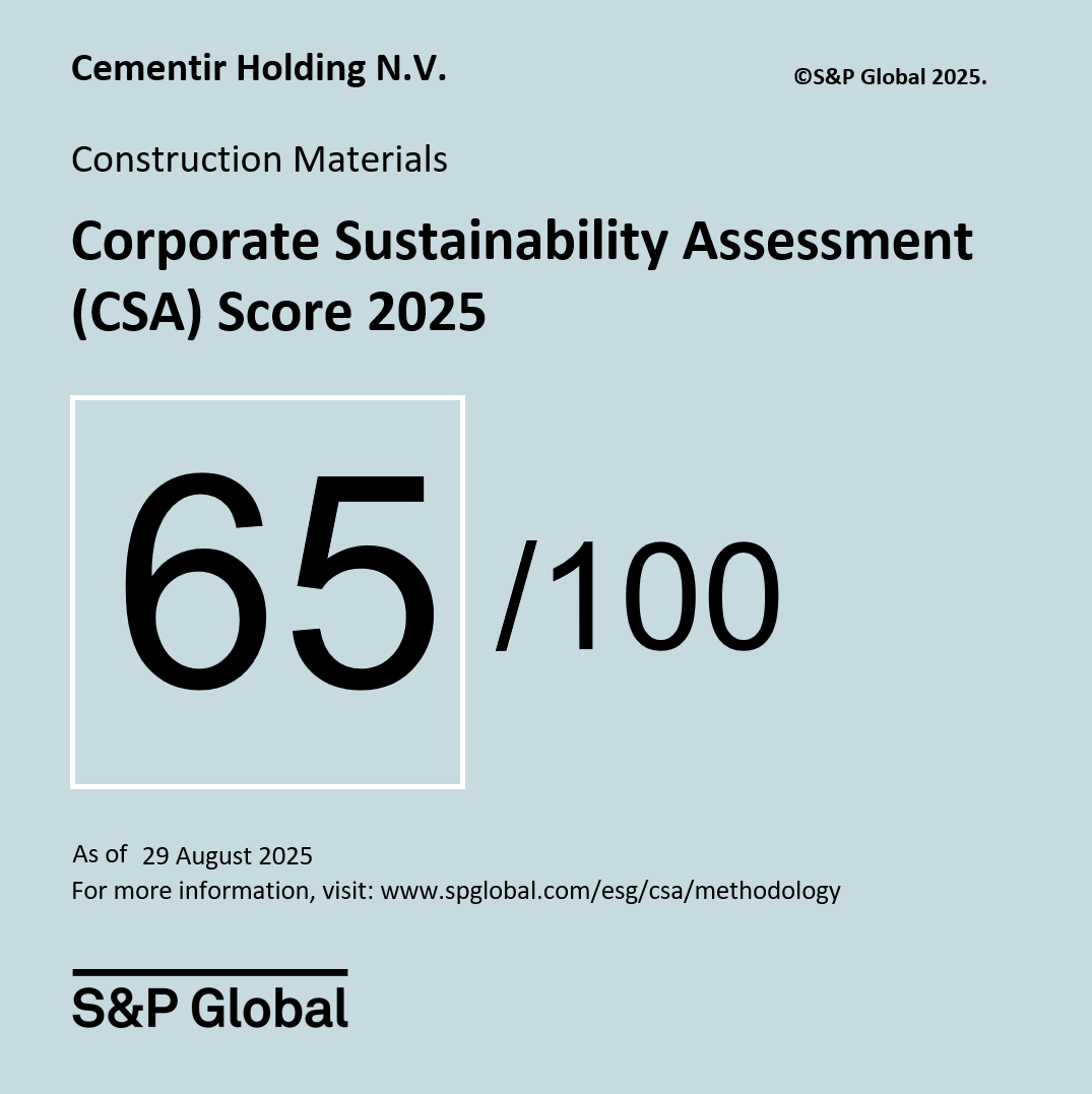 S&P Global Corporate Sustainability Assessment (CSA score)