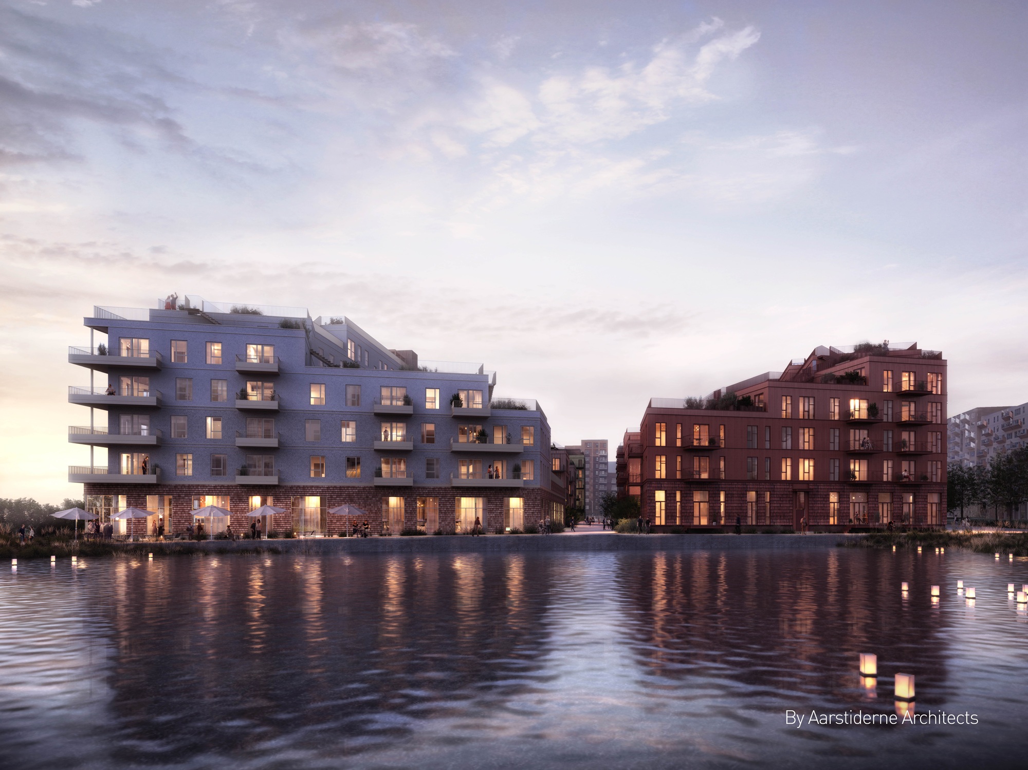 the UN17 Village in Ørestad, Copenhagen, Denmark, is the first housing project to integrate all 17 UN Global Goals in the same building and uses Futurecem in its ready-mix concrete and concrete elements. 