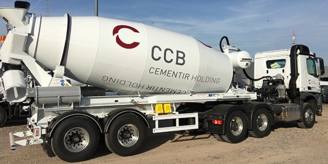 Ready-mixed concrete truck, Belgium